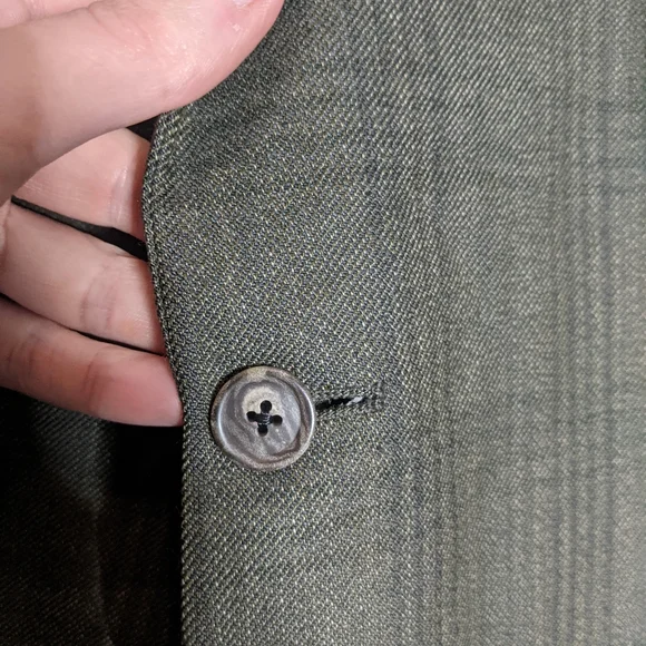 Karl Lagerfeld vintage silk plaid jacket